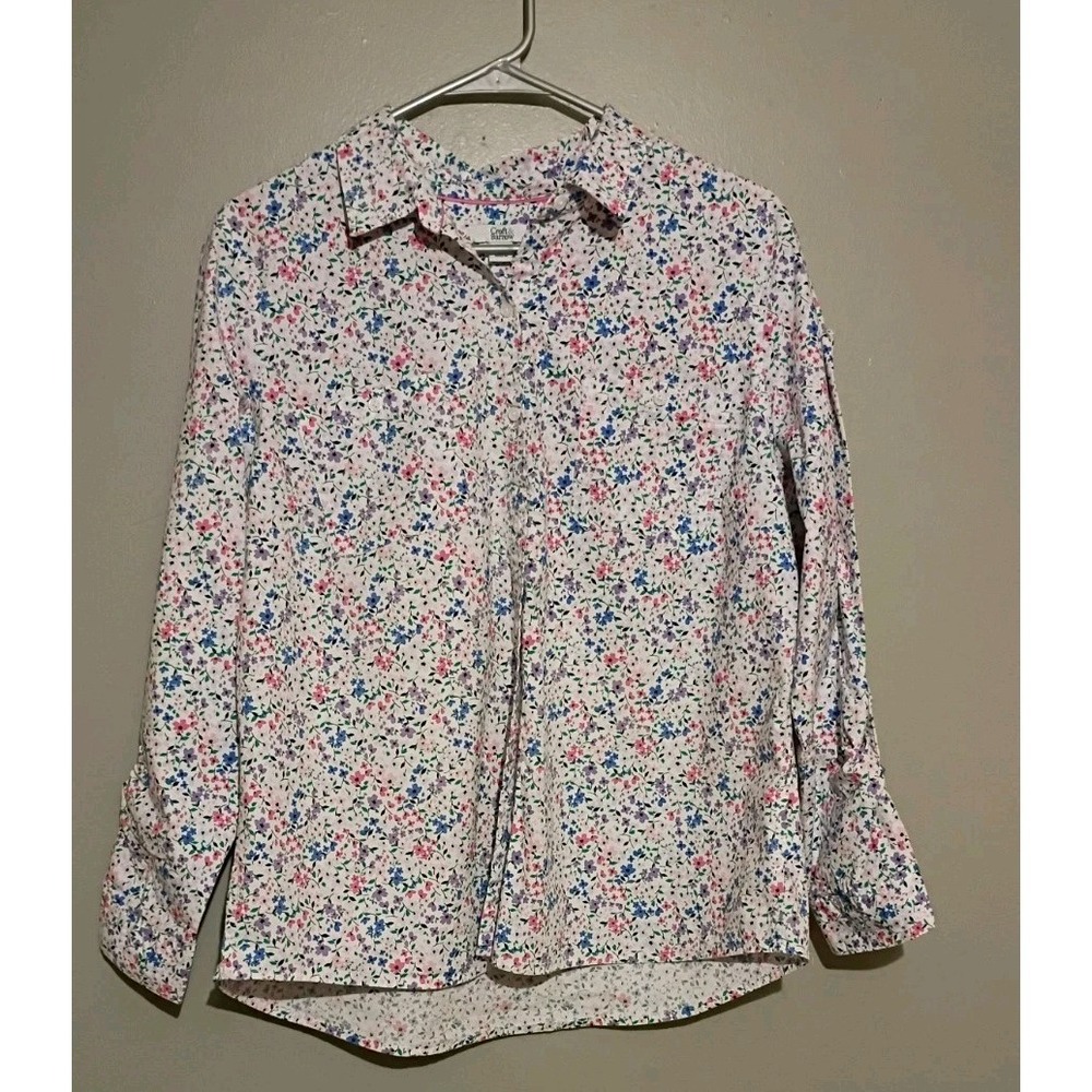 Croft And Barrow Women's Shirt Long sleeve Size XXL